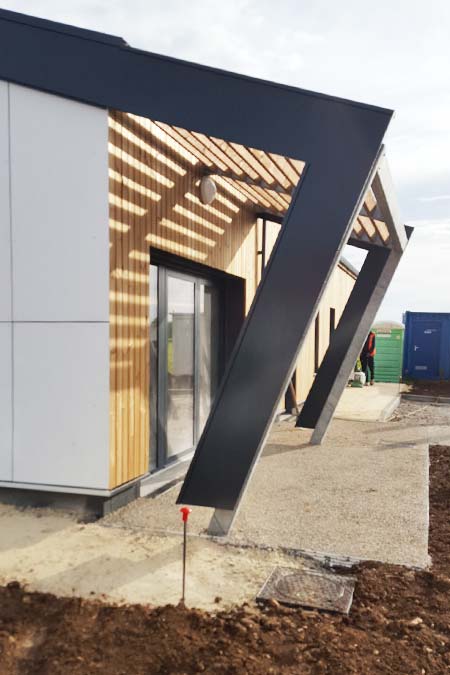 Hangar agricole, Bâtiment de stockage - Bois lamellé-collé