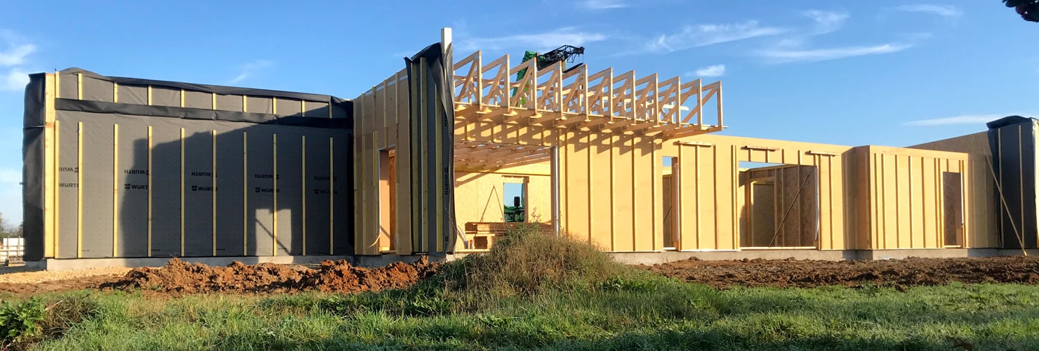 construction maison ossature bois Charente Maritime