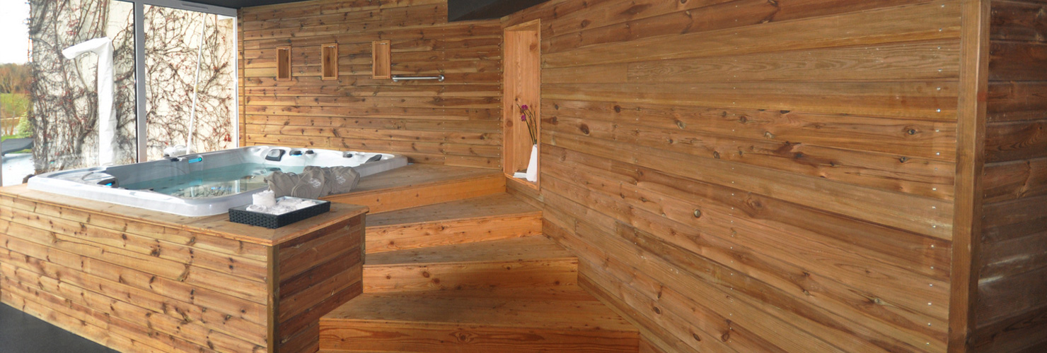 vivanbois agencement spas marche bardage alto hôtel les jardins du lac Trizay 17