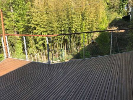 montage terrase bois garde corps